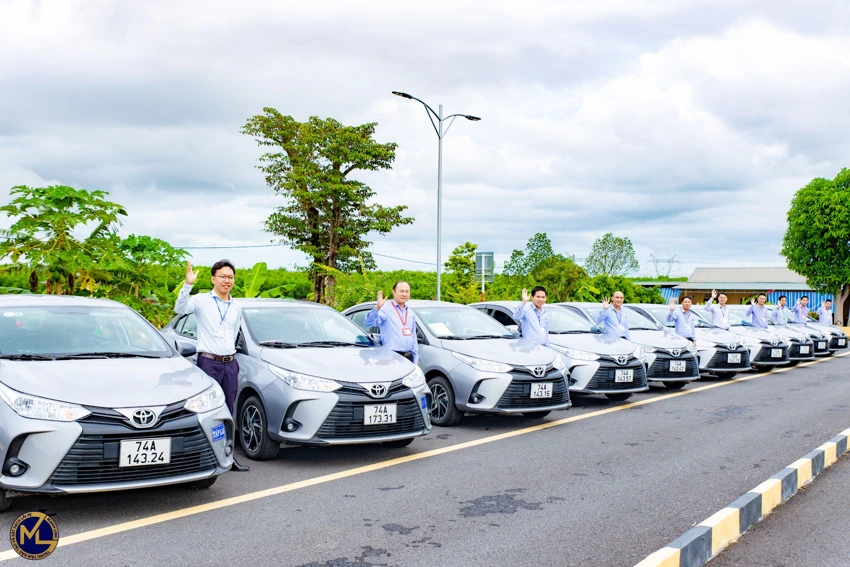 Xe đào tạo tại Mạnh Linh
